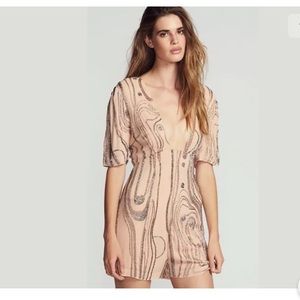 Free People Stone River Beaded Romper